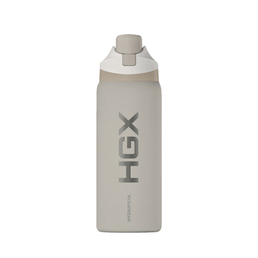 Insulated 32oz Oasis Water Bottle — Matte Black Travel Bottle with Flip Cap
