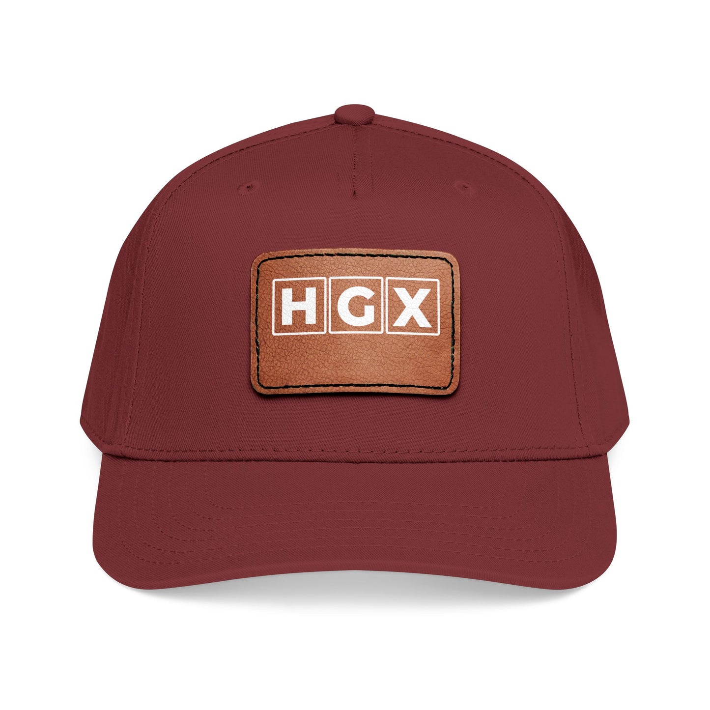 HGX Leather Patch Baseball Cap