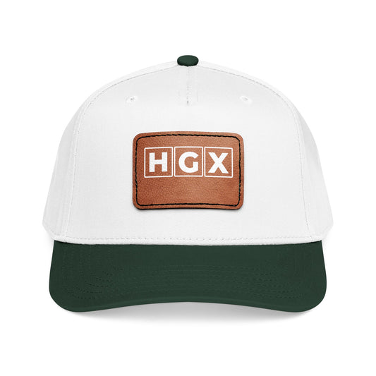 HGX Leather Patch Baseball Cap