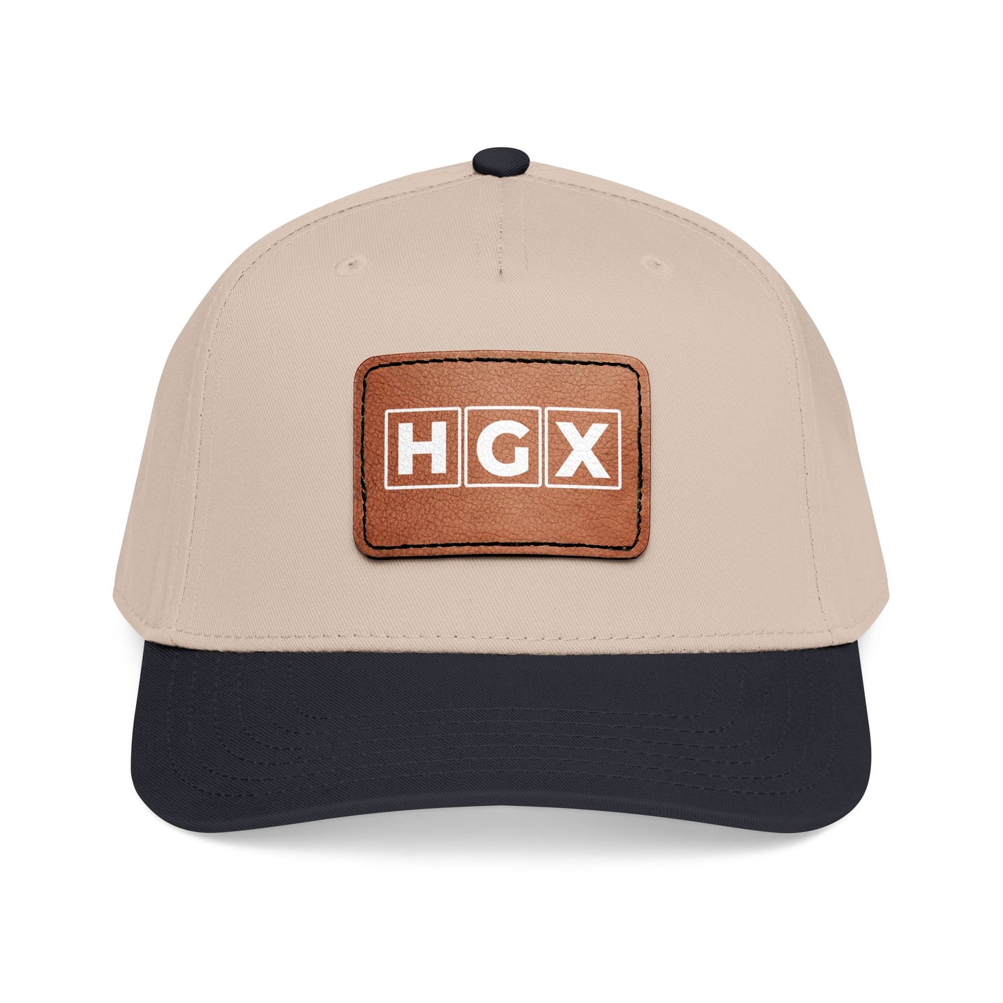 HGX Leather Patch Baseball Cap
