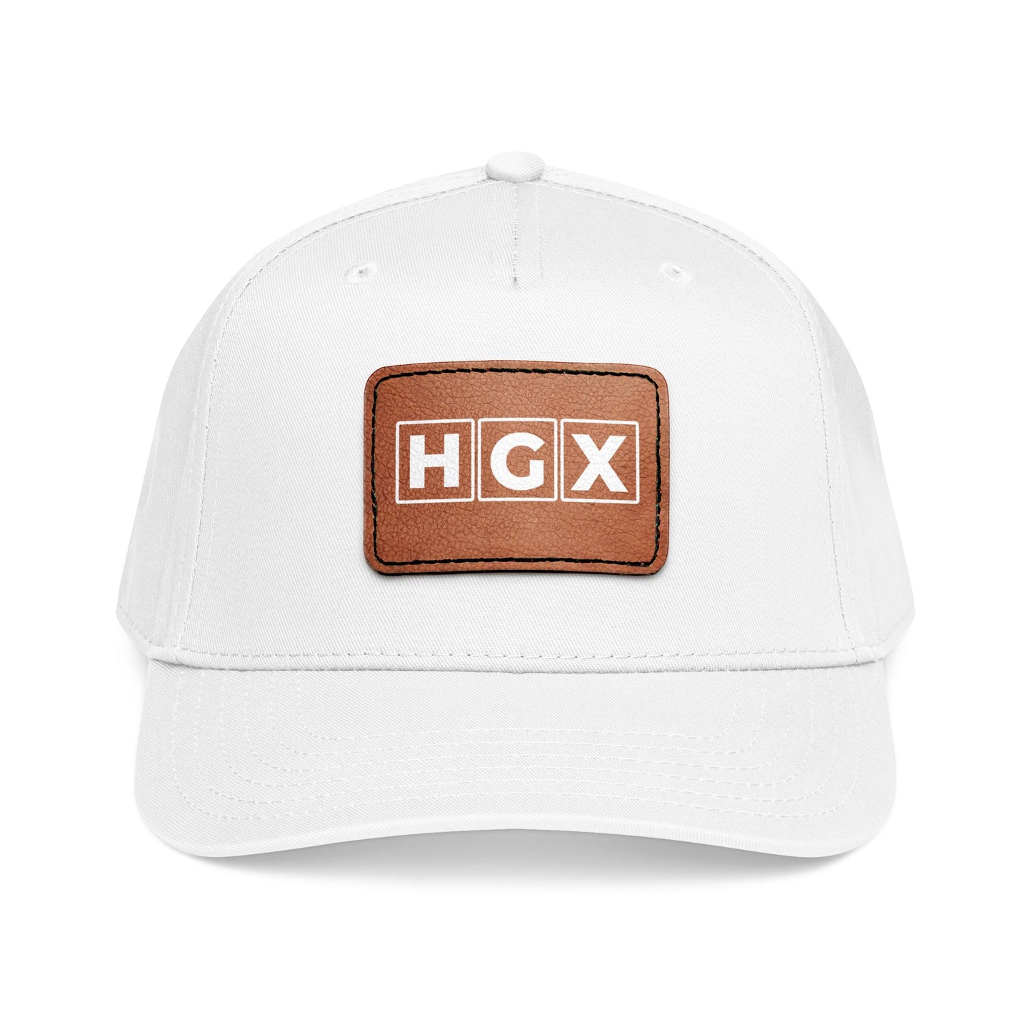 HGX Leather Patch Baseball Cap