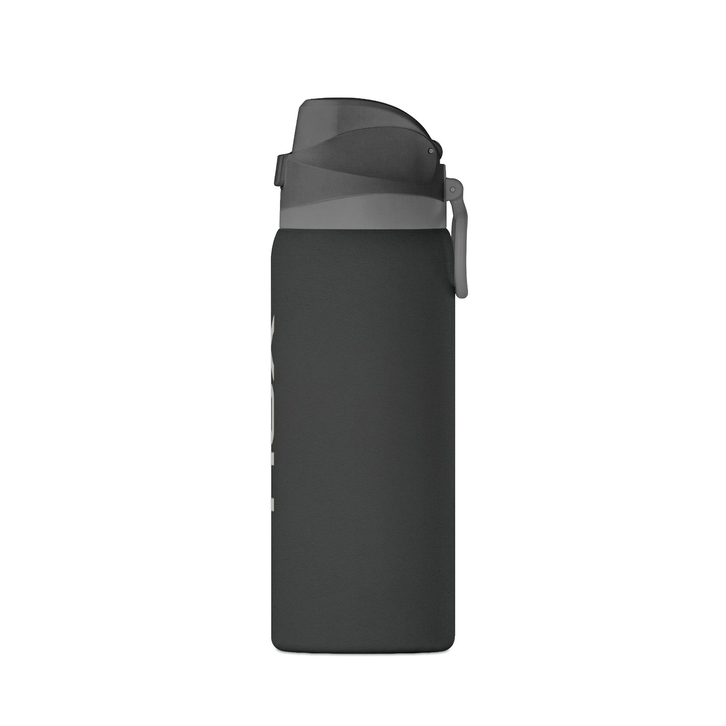 Insulated 32oz Oasis Water Bottle — Matte Black Travel Bottle with Flip Cap