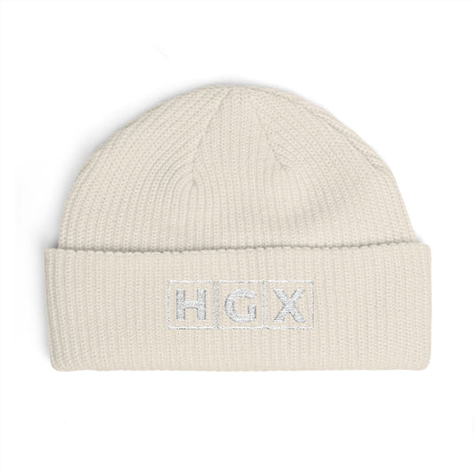 HGX Embroidered Cuff Beanie