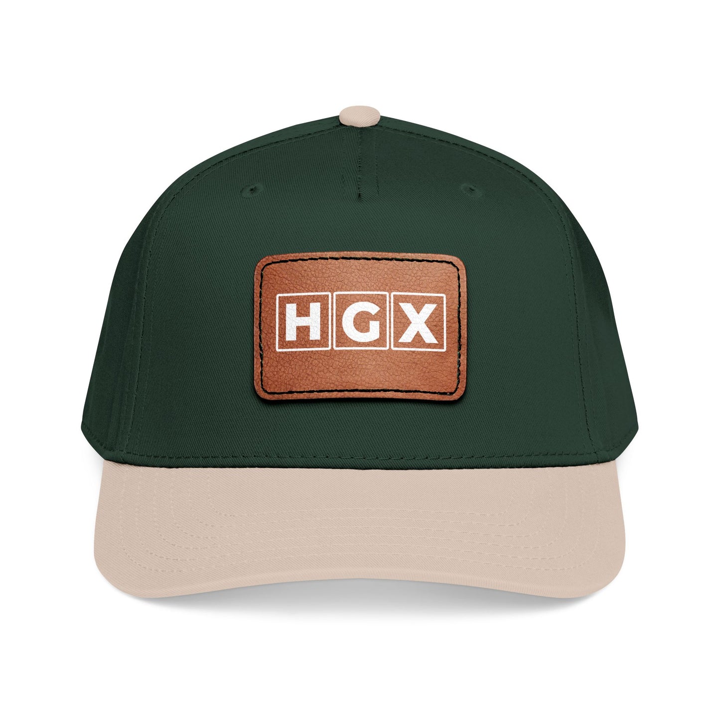 HGX Leather Patch Baseball Cap
