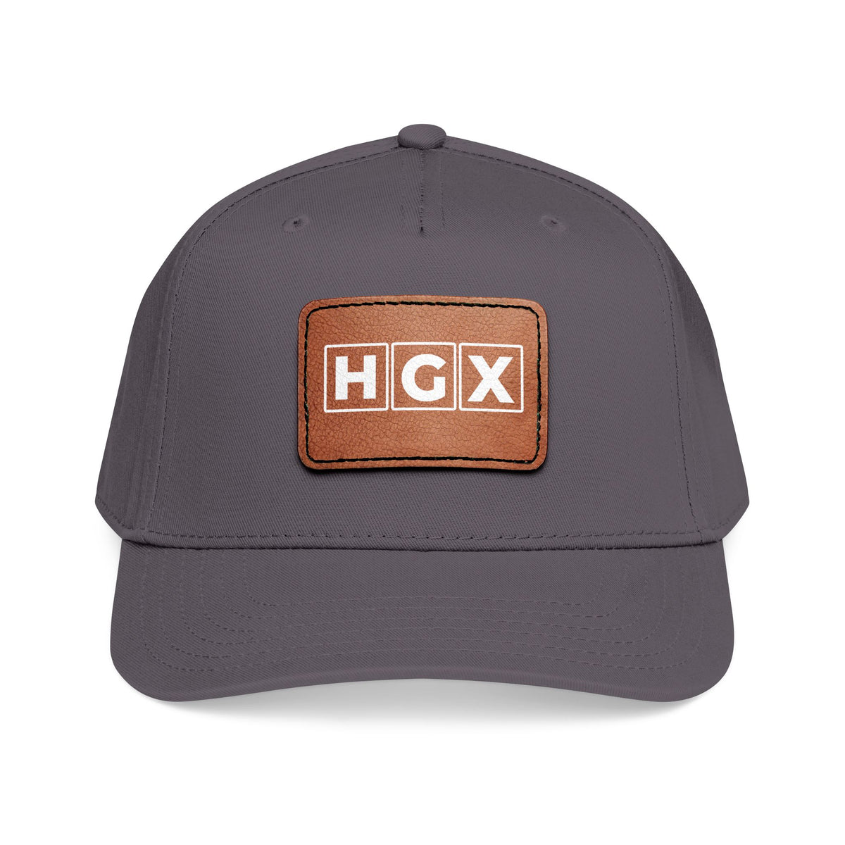 HGX Leather Patch Baseball Cap