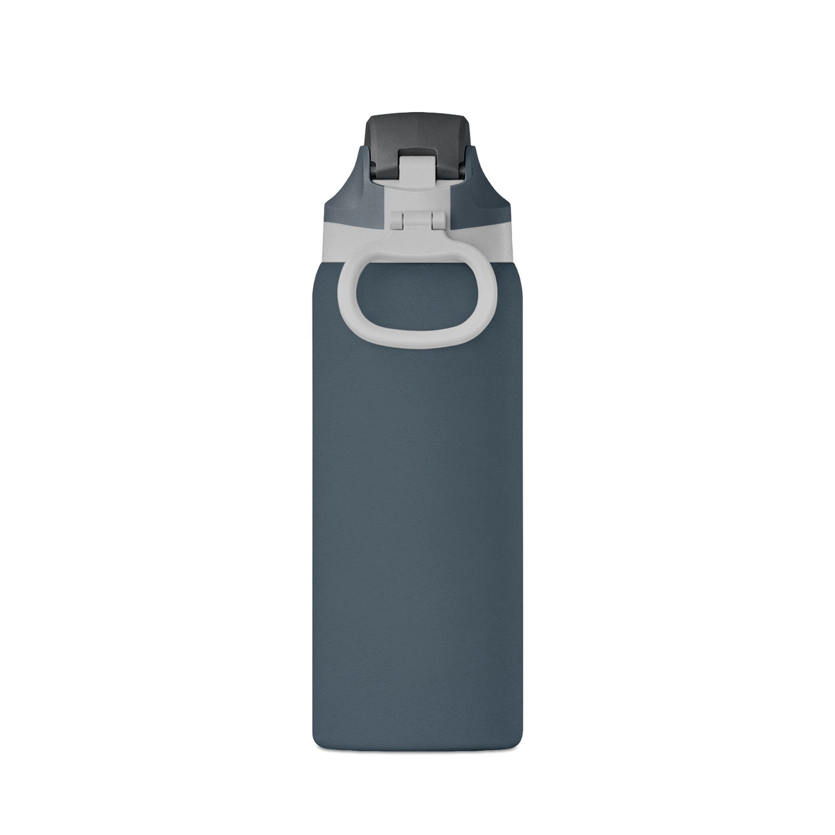 Insulated 32oz Oasis Water Bottle — Matte Black Travel Bottle with Flip Cap