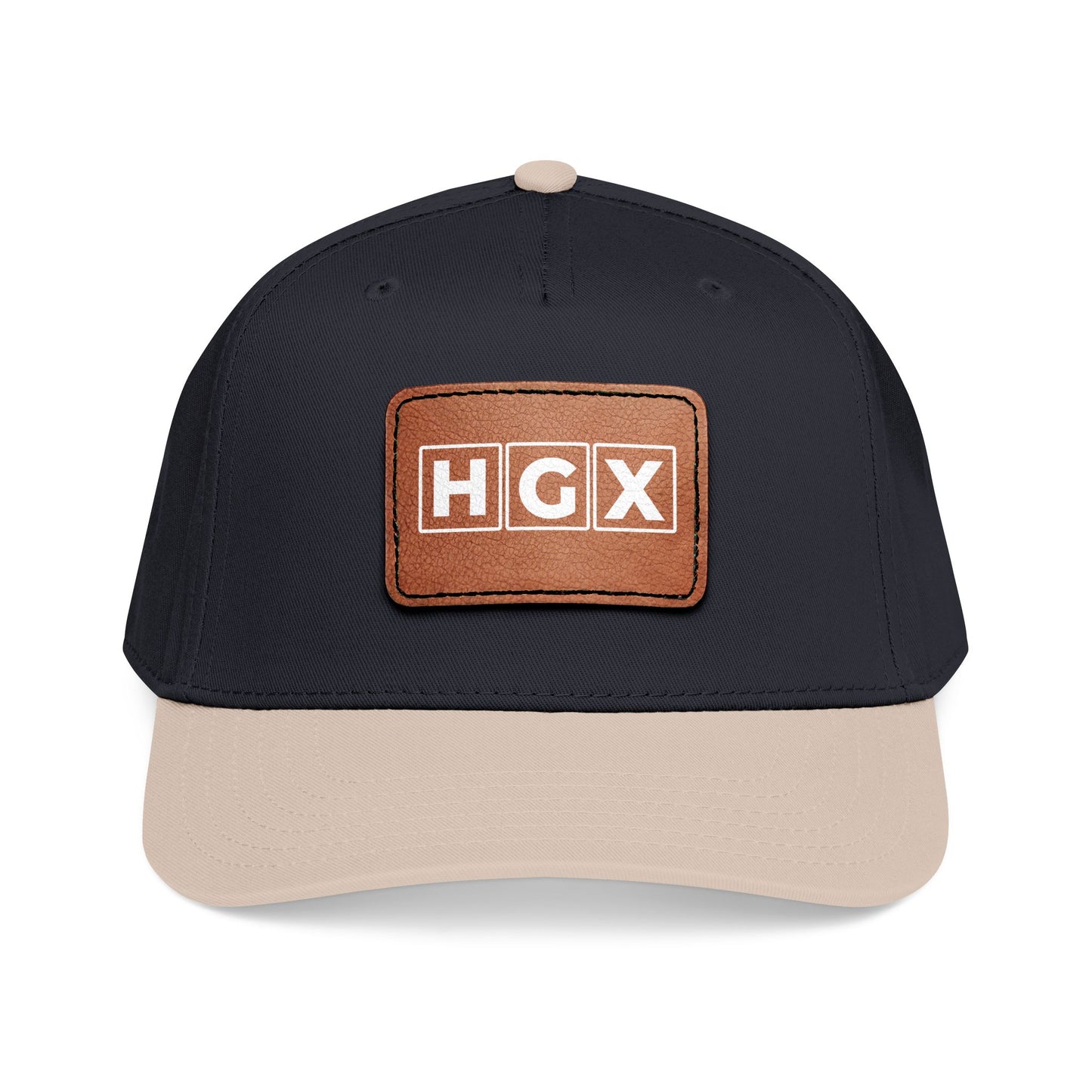 HGX Leather Patch Baseball Cap
