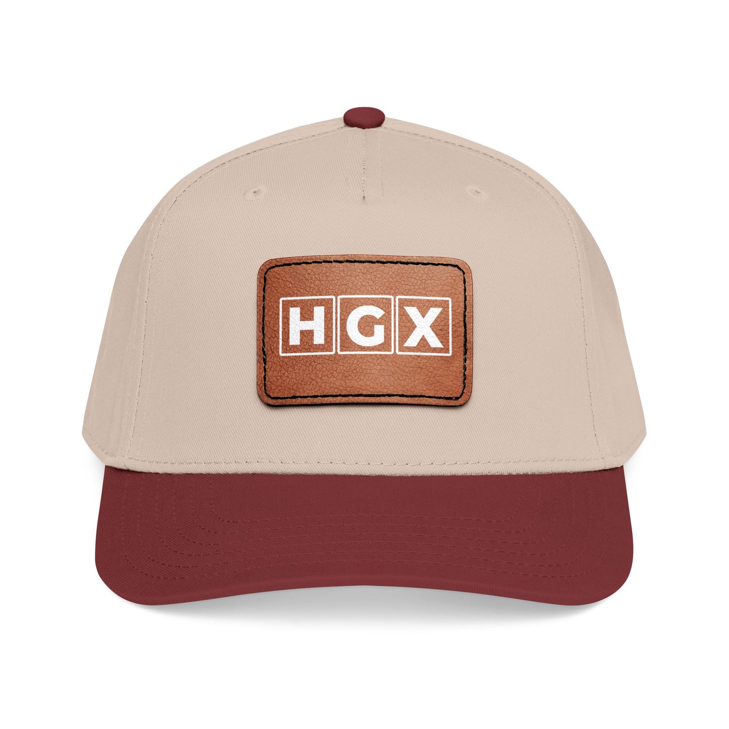 HGX Leather Patch Baseball Cap
