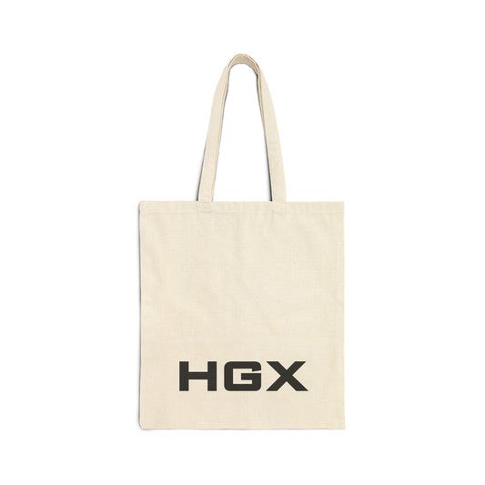 Roman Games HGX Logo Tote Bag — Personalized 'Edward Jones' Cotton Canvas Shopper