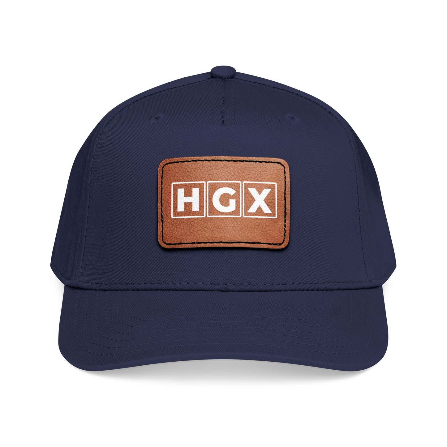 HGX Leather Patch Baseball Cap