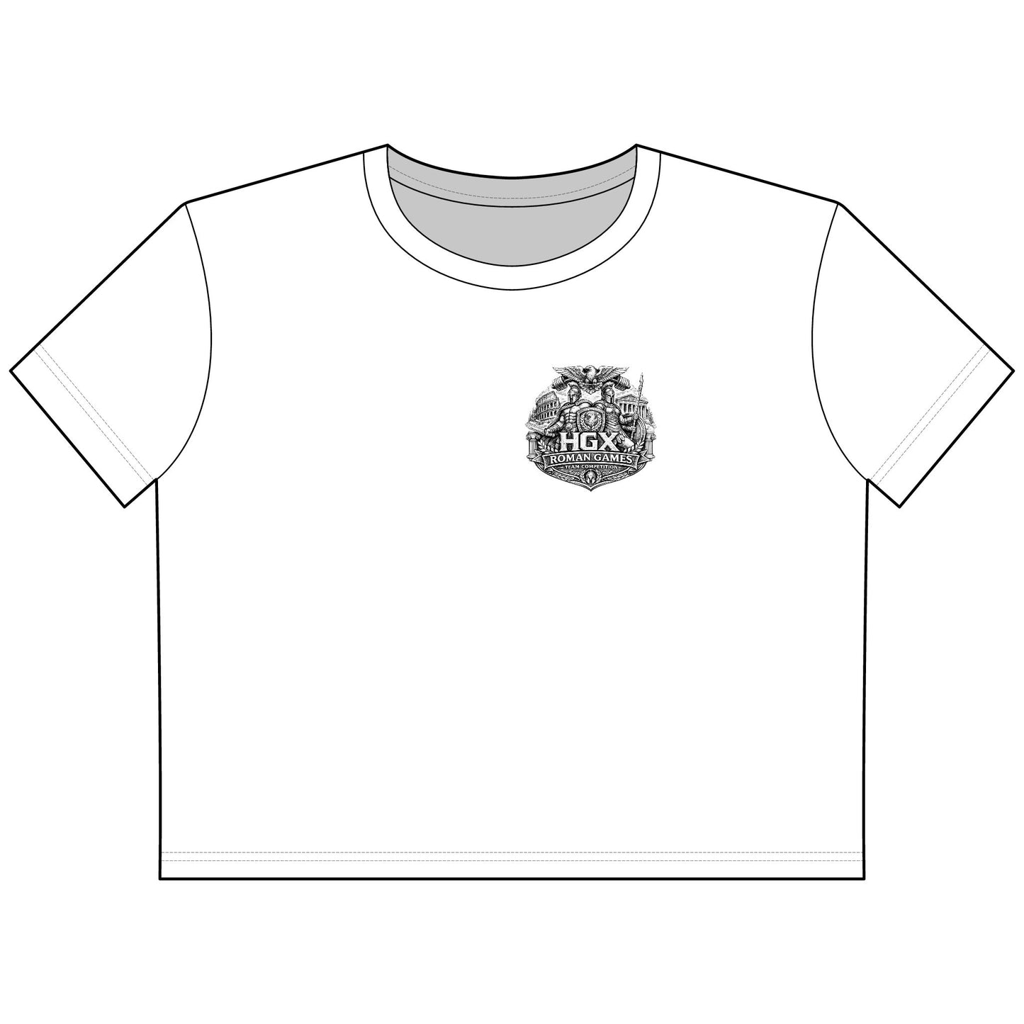 Womens Team Comp Cropped Tee