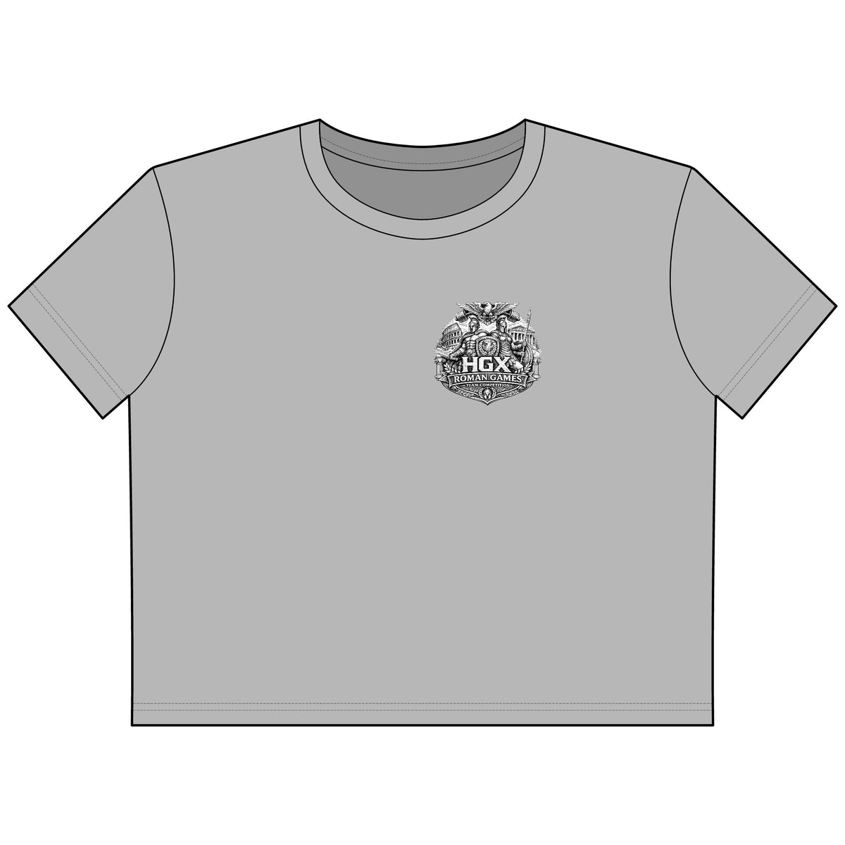Womens Team Comp Cropped Tee
