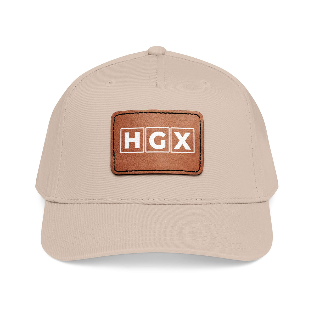 HGX Leather Patch Baseball Cap