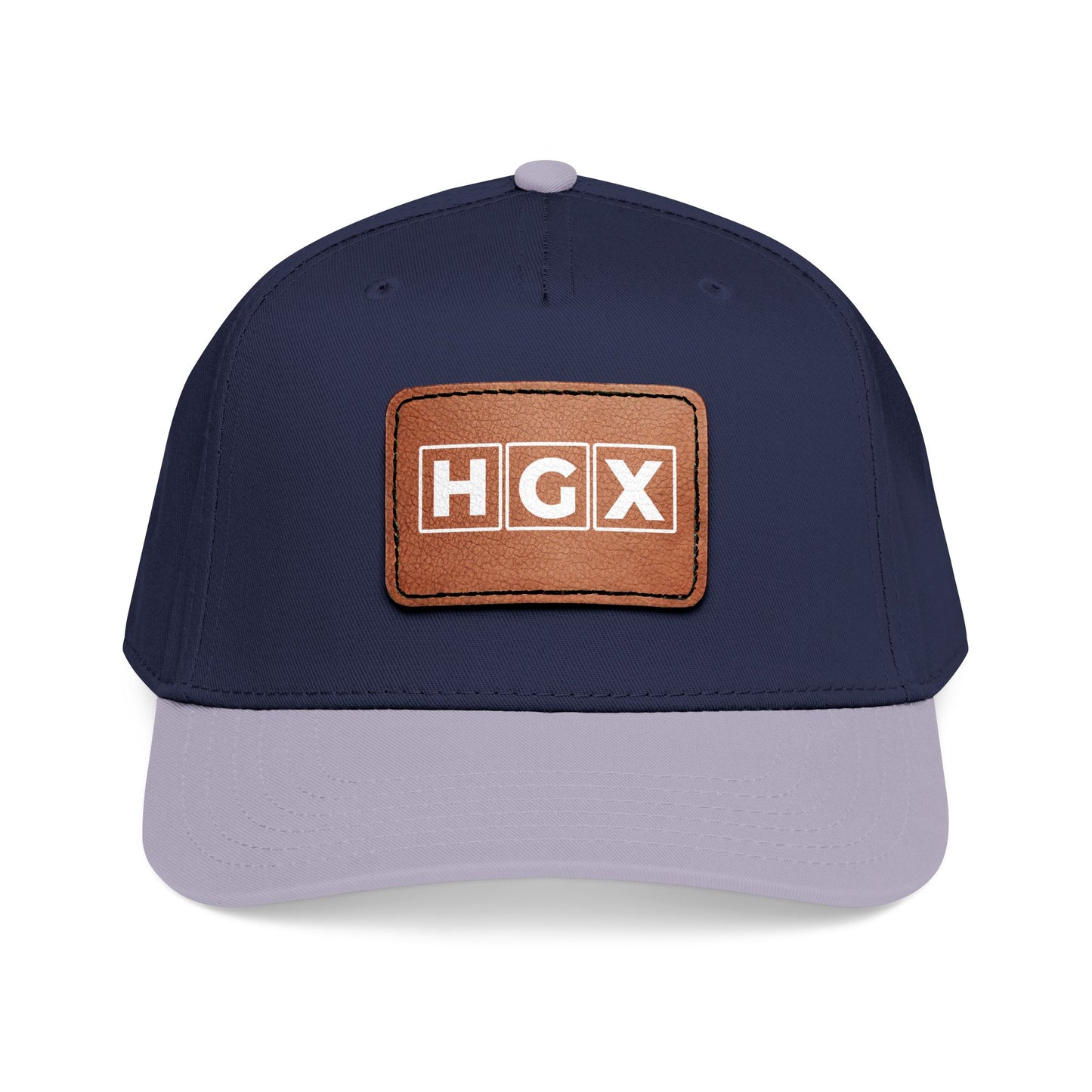 HGX Leather Patch Baseball Cap