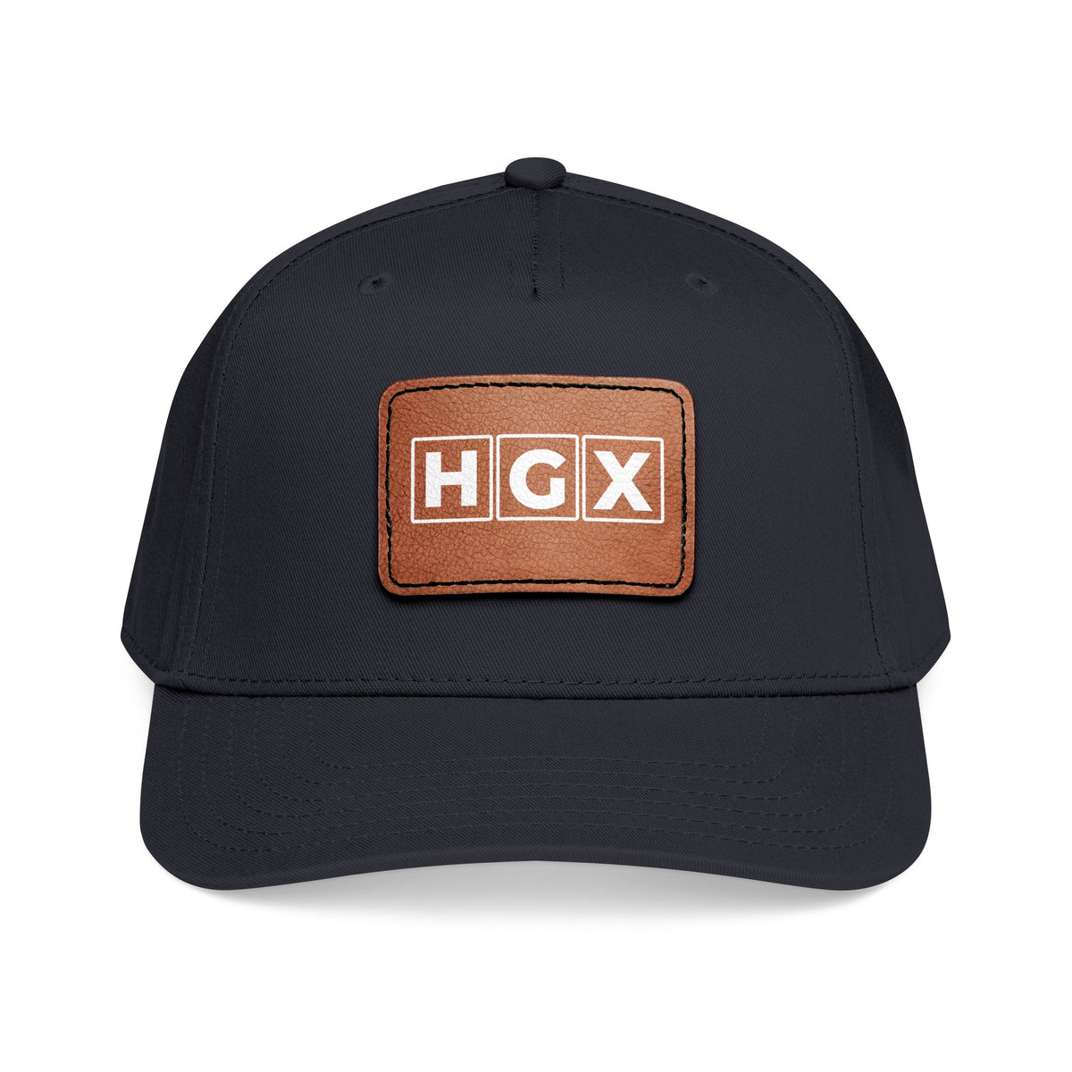 HGX Leather Patch Baseball Cap