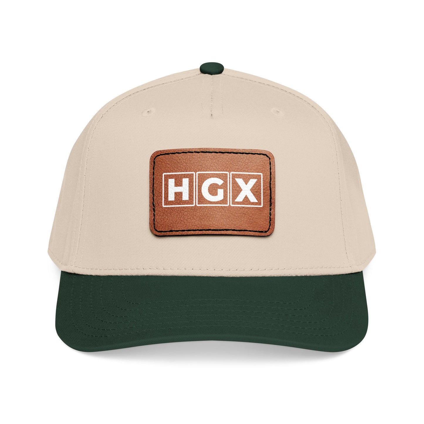 HGX Leather Patch Baseball Cap