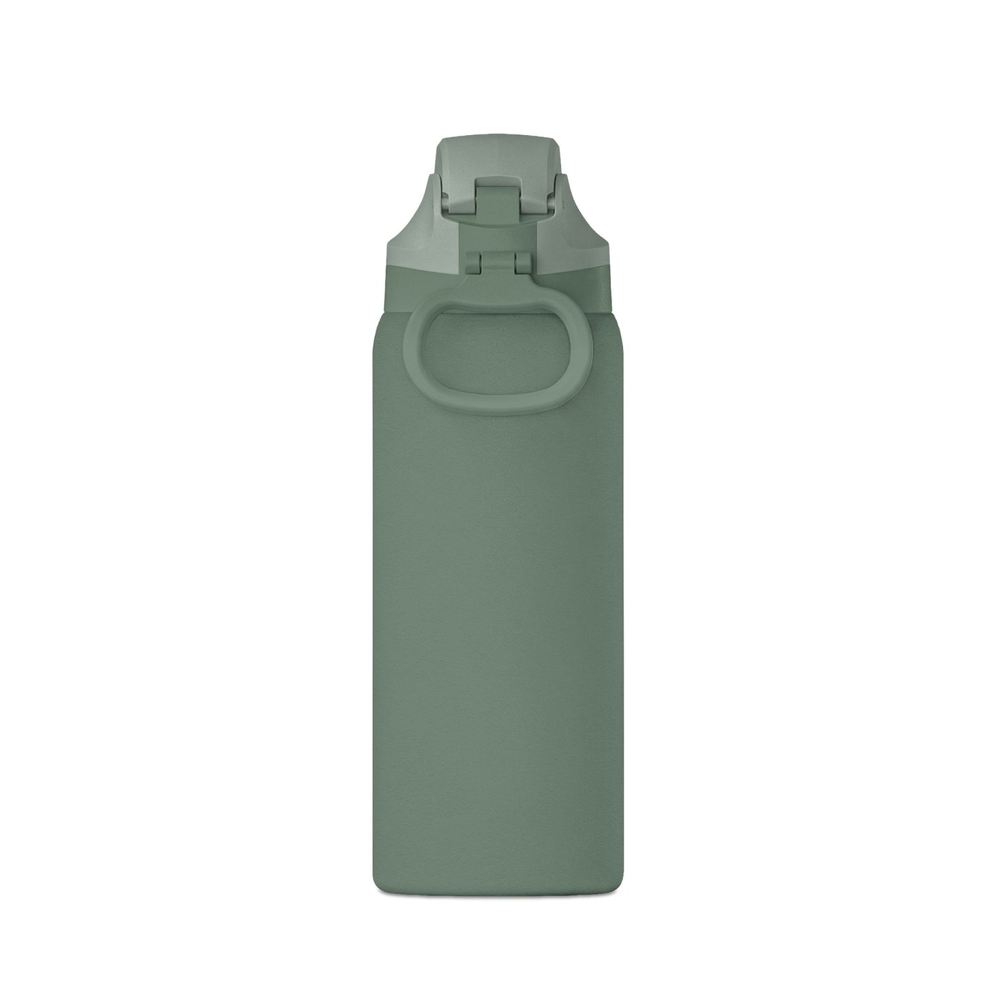 Insulated 32oz Oasis Water Bottle — Matte Black Travel Bottle with Flip Cap