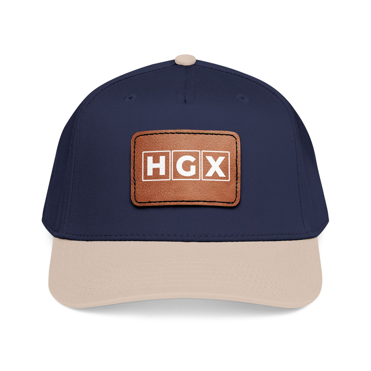 HGX Leather Patch Baseball Cap