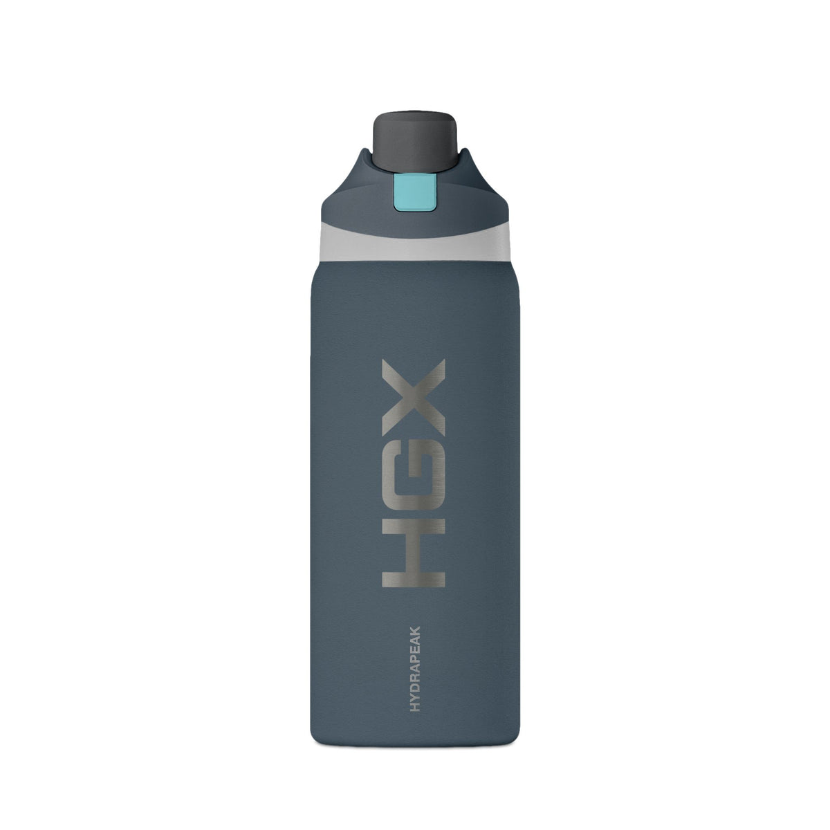 Insulated 32oz Oasis Water Bottle — Matte Black Travel Bottle with Flip Cap