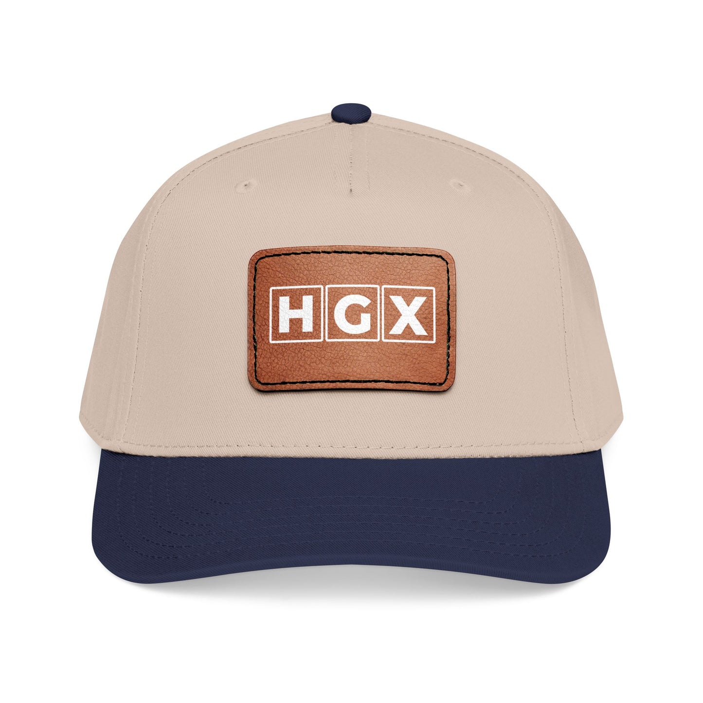 HGX Leather Patch Baseball Cap